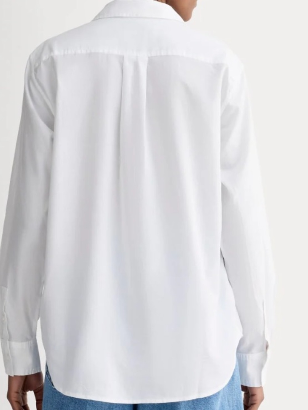 THE MUST-HAVE SHIRT IN SILKY COTTON size 10 button up modest career - Picture 6 of 6